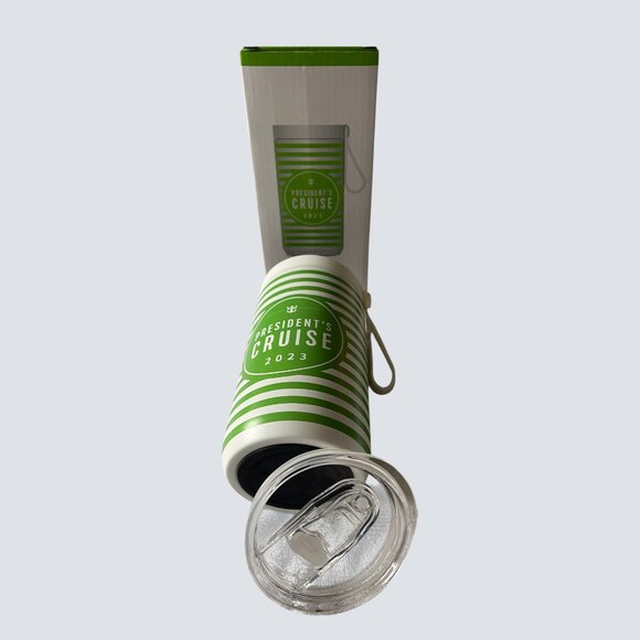 Presidential Cruise 2023 Royal Caribbean 4-in-1 Beverage Holder Green Collector - Picture 5 of 5